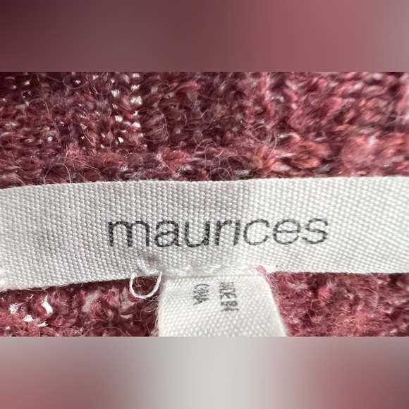 Maurice’s long sleeve waffle v-neck sweater size 2X - Picture 8 of 9